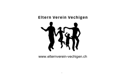Das Logo des Elternvereins zeigt stilisierte Familienfiguren und verweist auf gemeinschaftliche Aktivitäten in Vechigen 3067 im Kanton Bern.