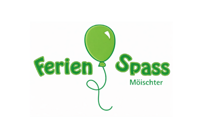 Logo des Ferienspass Möischter aus Beromünster (6215, Kanton Luzern). Das grüne Vereinslogo zeigt einen Luftballon mit geschwungener Schnur sowie den Schriftzug «Ferienspass Möischter». Es steht für abwechslungsreiche Freizeitangebote und Ferienaktivitäten für Kinder und Jugendliche.